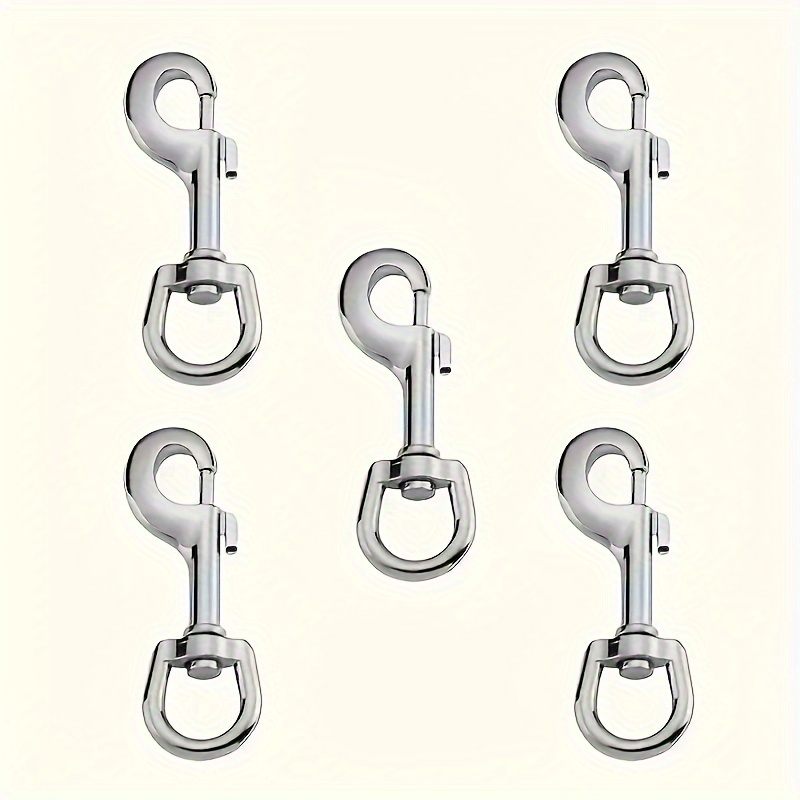 

10- Zinc Alloy Swivel Buckles, P-shape Quick Release Hooks For Flags, Bags, Backpacks, Pet Leashes, And Hardware Accessories