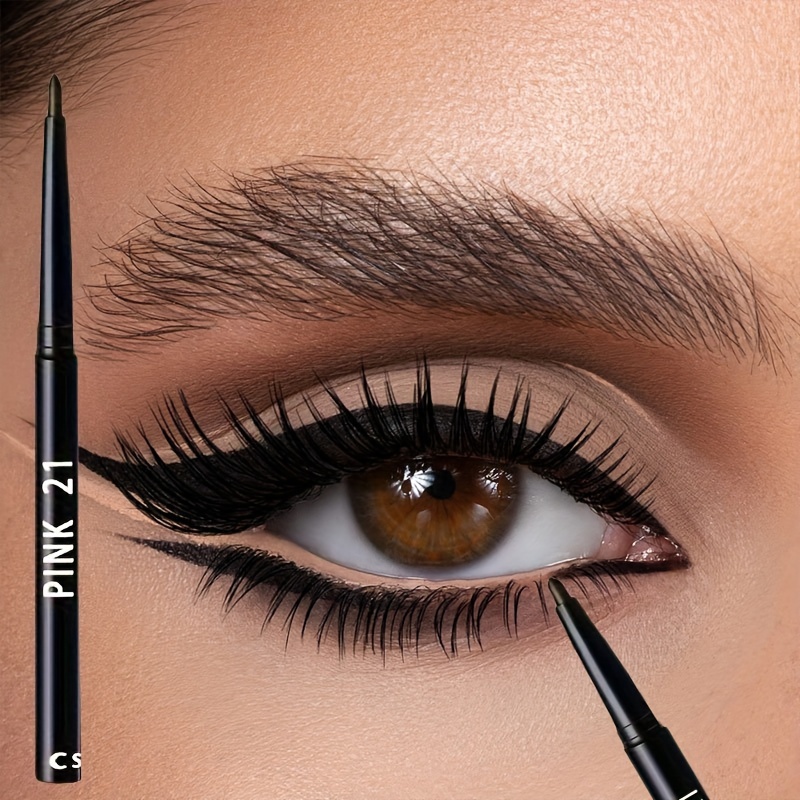 Waterproof And Sweat-proof Black Eyeliner - Long-lasting, , For A Makeup - Black