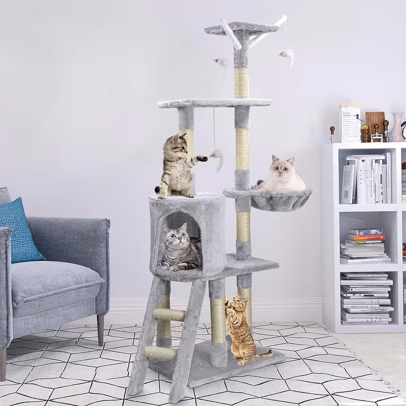 Дърво за котки, живеещи на закрито - Laysko