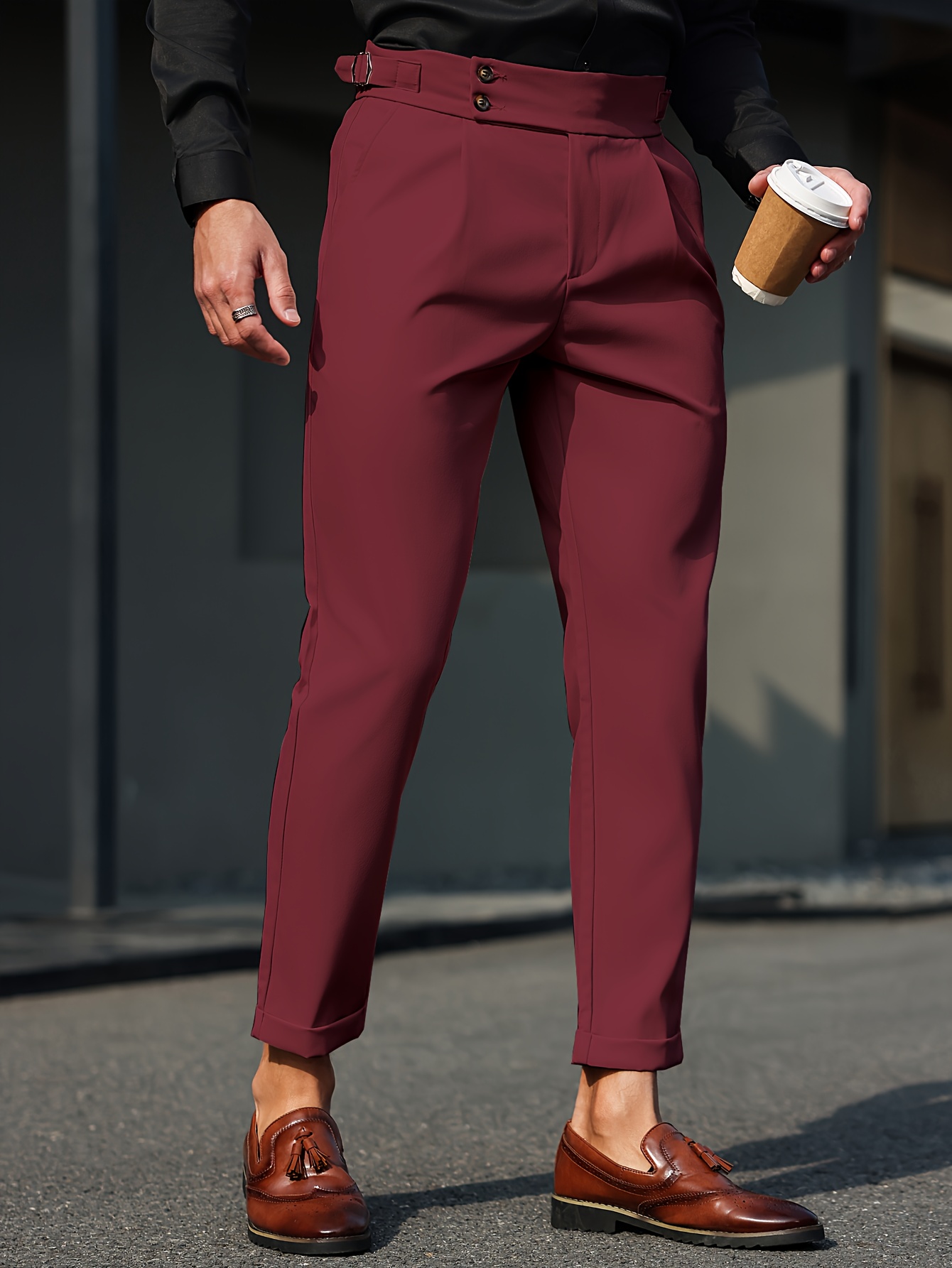 Men'S Fashionable And Versatile Suit Trousers