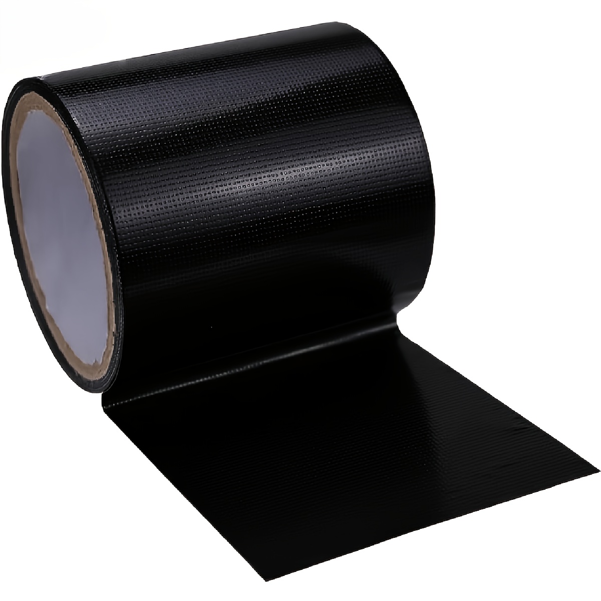 1pc Repair Tape, 4 Ft - Self-adhesive, Waterproof, Heavy-duty Vinyl Polyester High-quality Black Fabric Tape, For Marine Rv Awnings Tents Canvas Umbrellas - Repairing Tears And Uv Damage
