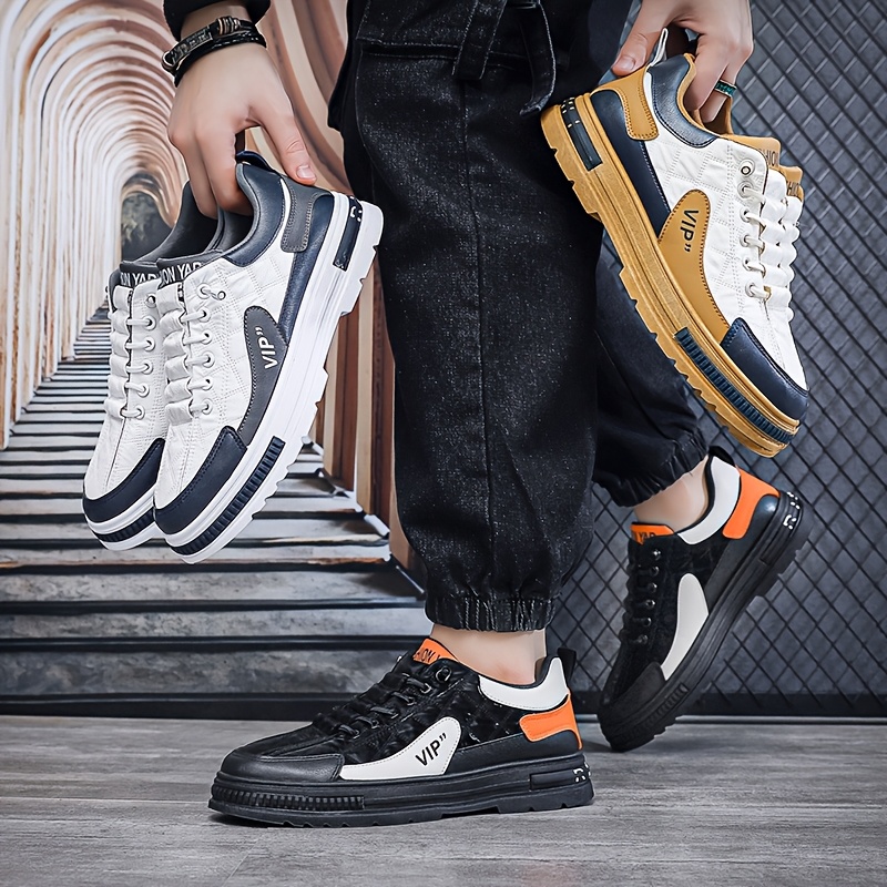 par de tênis de skate masculino estilo vintage tênis Temu Brazil