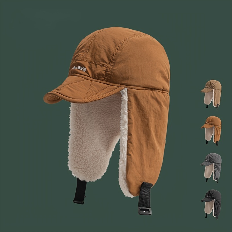 Winter-Trappermütze Mit Kunstfell – Wind- & Wasserabweisend, Verstellbare Ohrenklappen, Für Skifahren & Outdoor (8 Farben, Größen L/XL)