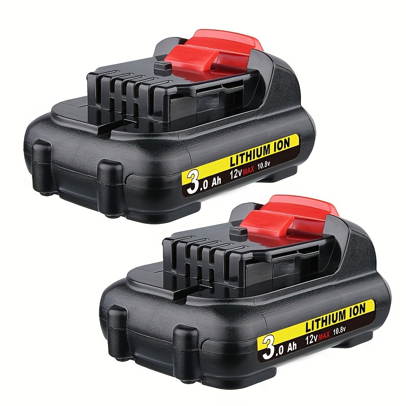 

2pack Dcb120 3, 0ah 12v Battery Replacement For Dewalt 12v Max Battery Dcb121 Dcb123 Dcb122 Dcb124 Dcb125 Dcb127 Compatible With 12v Dewalt Battery