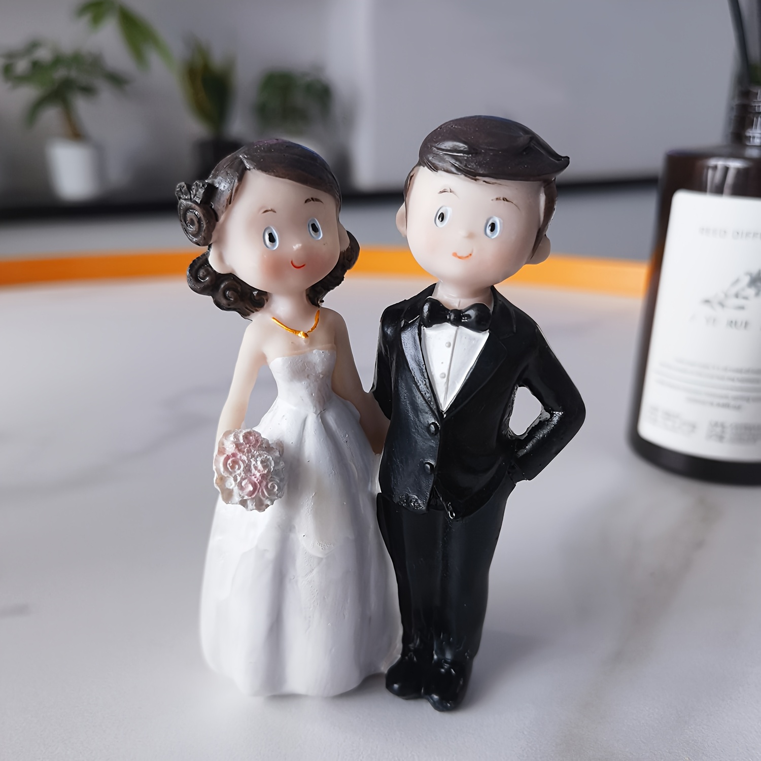 piezas figuras novios adornos resina románticos tema amor Temu