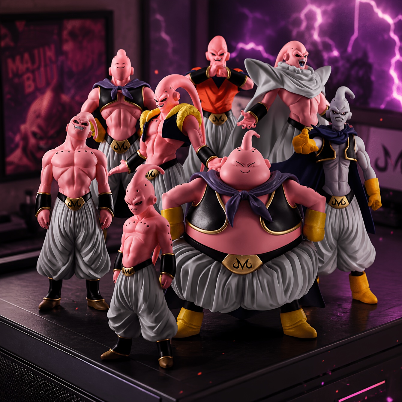 Figura de anime majin buu 8 formas