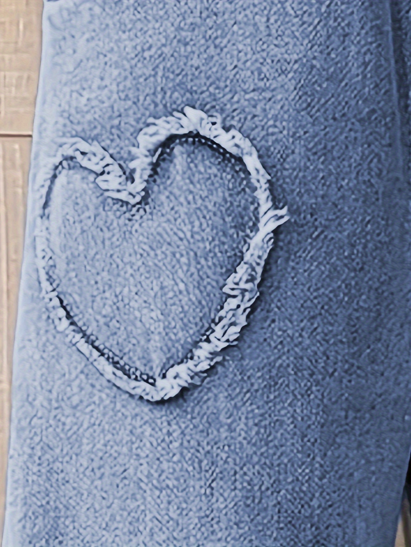 Cute Heart Patched Girls Long Flared Denim Jeans Girls - Temu Canada