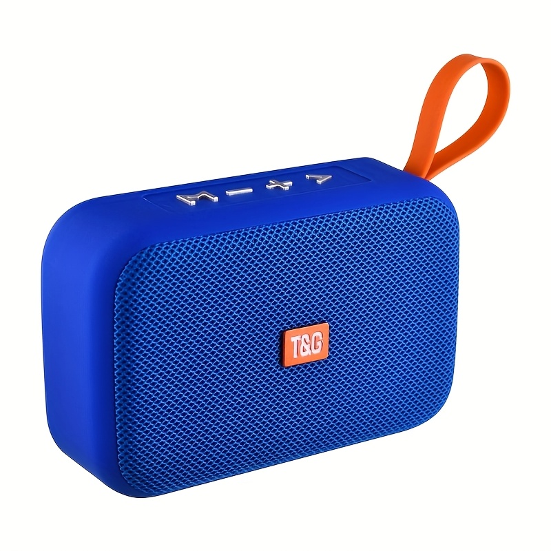TEMU Wireless Speaker V5.3 With 10m Transmission Range, Supports Mp3/usb Drive/fm Radio, Built-in Microphone For Calls, Portable Mini Audio Player