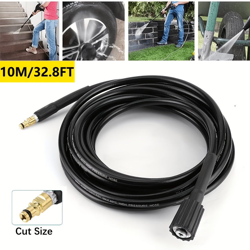 TEMU High Pressure Washer Hose For Karcher All Models High-pressure Washer, K3, K4, K5, K7 And Resistant Replacement Hose M22-14mm, -k7
