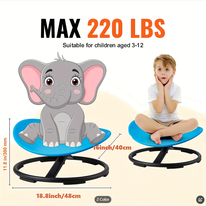 swivel chair for autistic children sensory chair for autistic children 360 degree swivel ergonomically designed to train body coordination no   non slip designed sensory swivel chair for children easter gift Product details 7