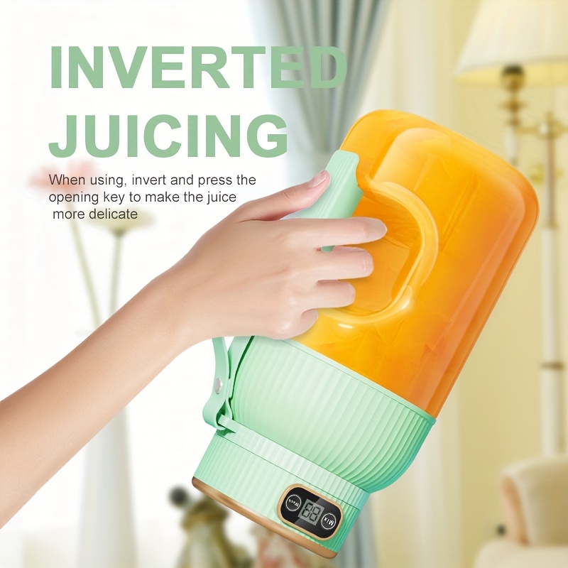 Portable Juicer/10 Blades/Suitable for Vegetables, Fruits, And Smoothies/Multifunctional Blender/Rechargeable/Ideal for Sports, Travel, And Outdoor Use