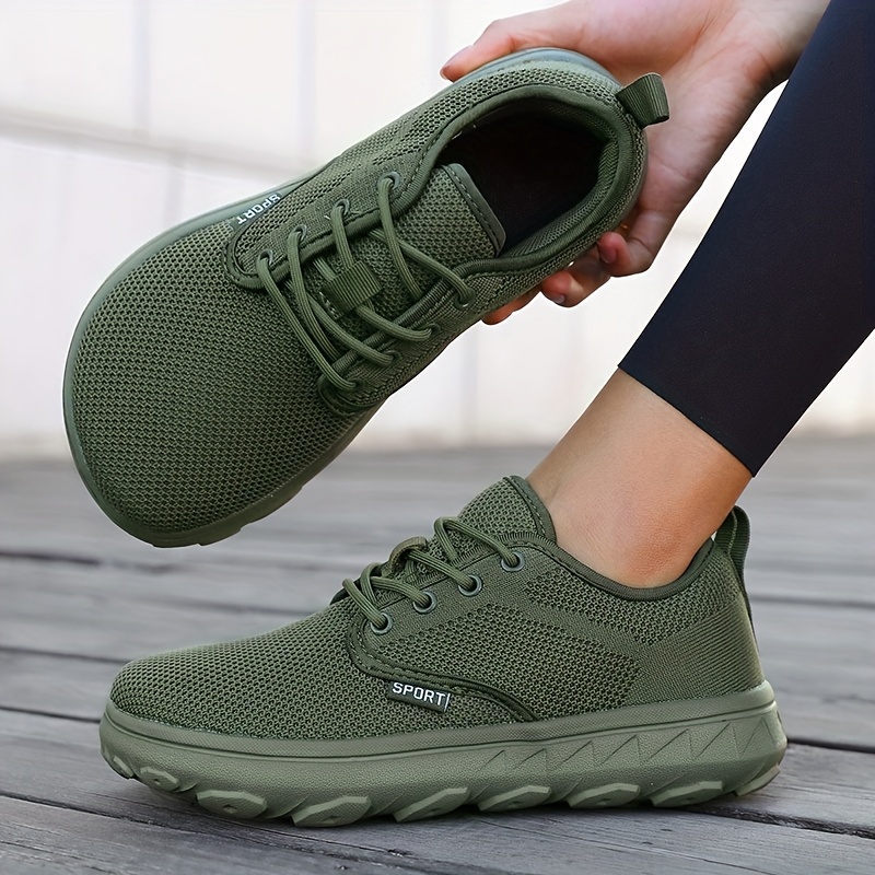 Image of Women's Wide Width Stability Running Sneakers - Breathable Wide Width Sneakers With Thick Cushioned Md Sole, Lightweight Lace-up For , Gym, & Daily Wear - Suitable For Body Types