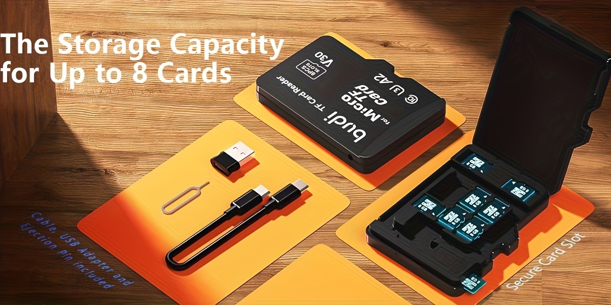 budi Black Multi-in-1 Portable -C TF/SD/SDHC/SDXC/SDIO/Memory Card/MicroSDXC Card Reader & Writer, Compact Flash-like Adapter Compatible, Plug & Play for Smartphones, Tablets, Laptops, - Devices (No SD/TF