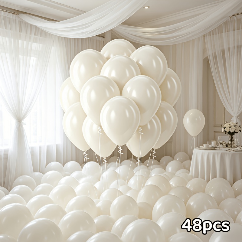 Image of 1 Set Of Latex Balloons, High-quality Helium Balloons, Suitable For Weddings, Happy Anniversaries, Birthday Party Decoration Balloons For Christmas, Halloween