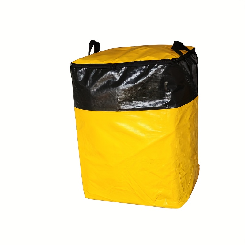 Image of 1pc Heavy - Duty Large Moving Bag | Zipper Flip | Space - For Campus Move, Travel | Stores Clothes, Quilts, Household Goods