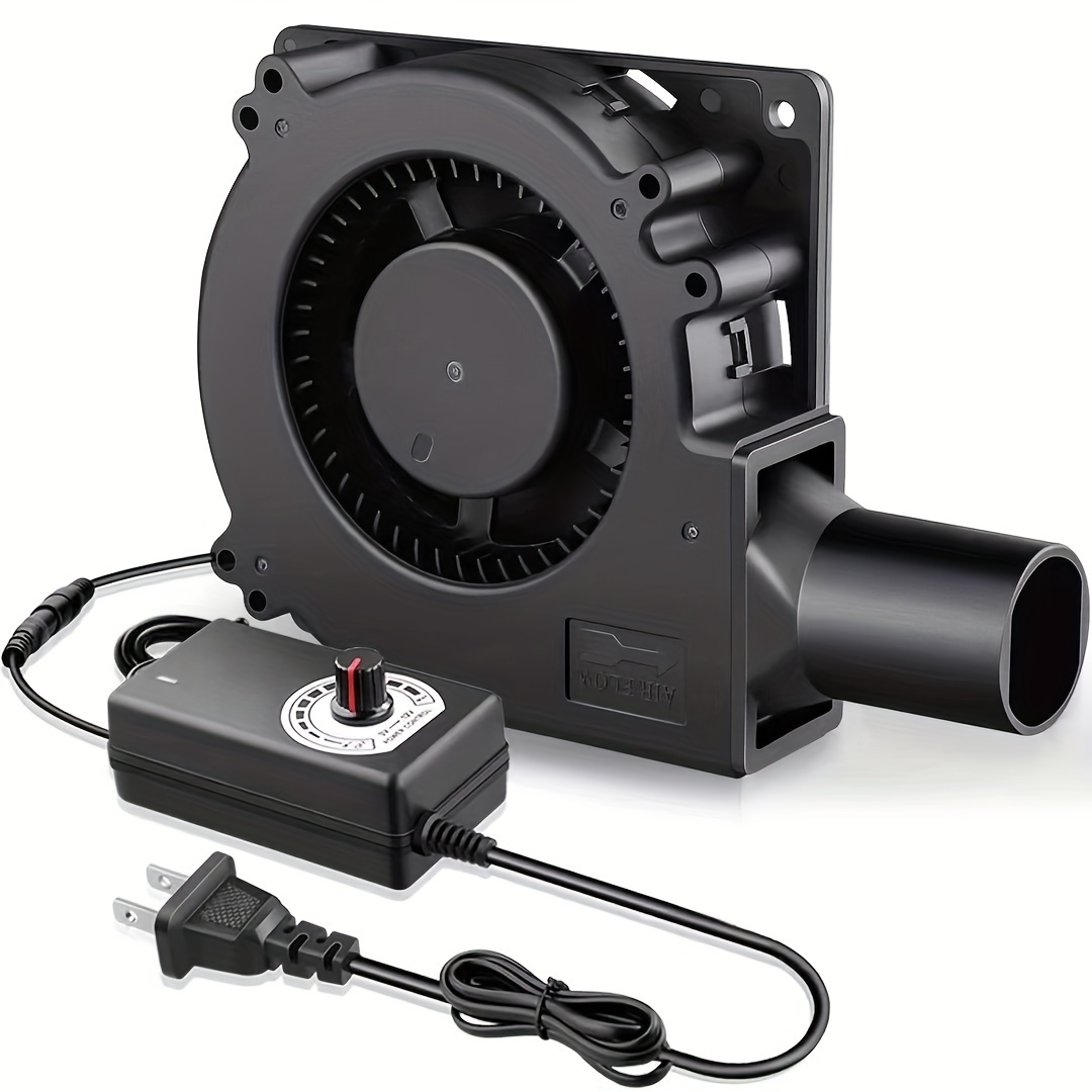 Temu – TEMU A Set Of Turbo Blower With Adjustable Air Outlet, Used For Barbecue Stoves, Firewood Stoves, Waste Machines, And Oil Stoves