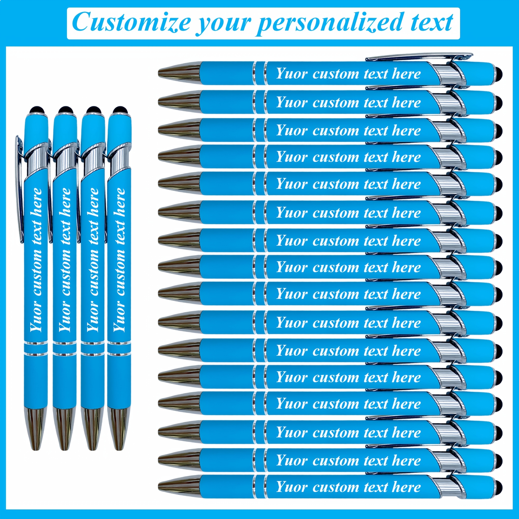 Customizable Metal Ballpoint Pen Set