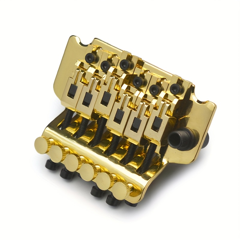 Electric Guitar Tremolo Bridge Double Locking Systyem Black/Silvery/Golden