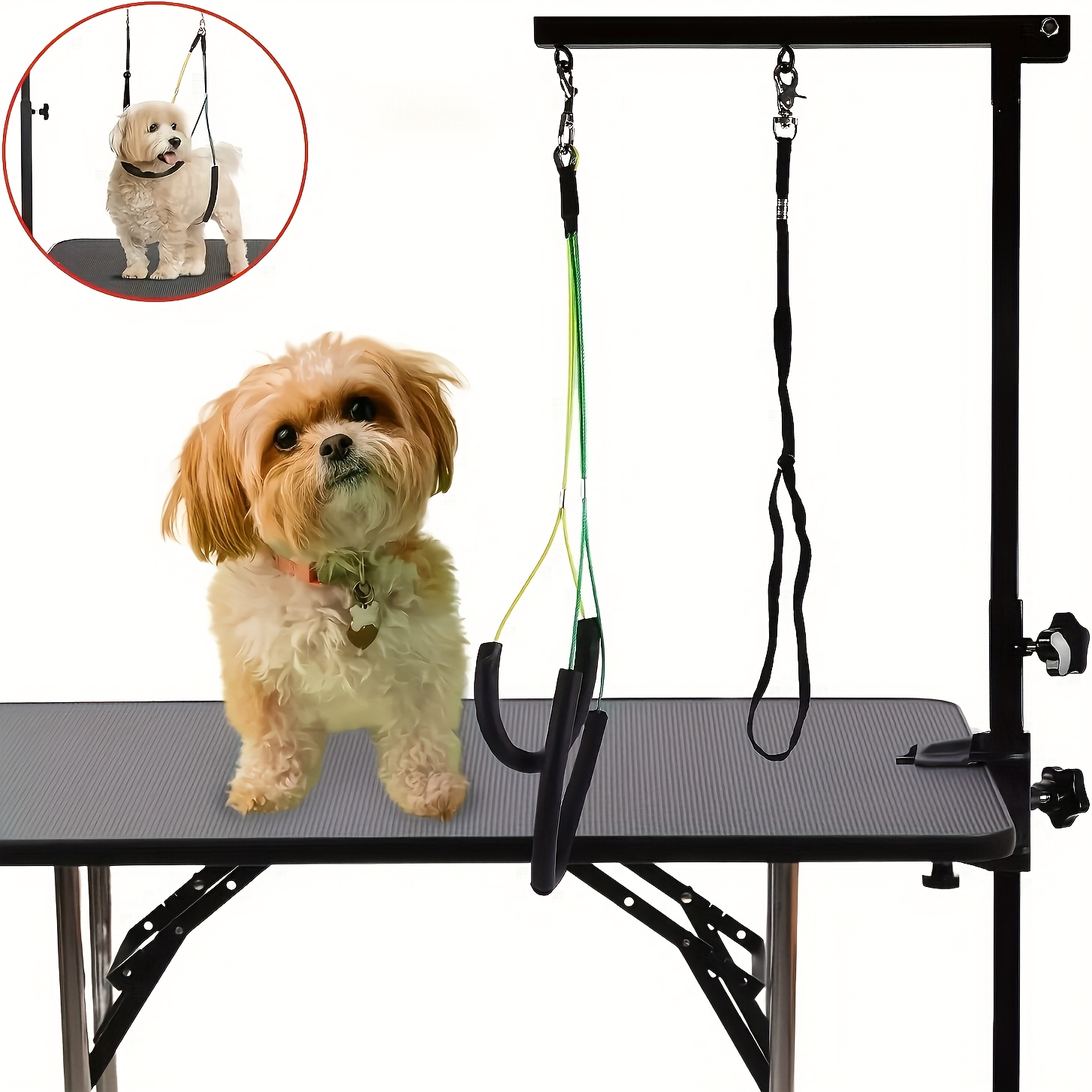 Temu – TEMU Pet Grooming Rack Pet Grooming Arm, Dog Shower Rack, Trimming Telescopic Pet Grooming Rack, Height Adjustable Telescopic Pet Grooming Rack With