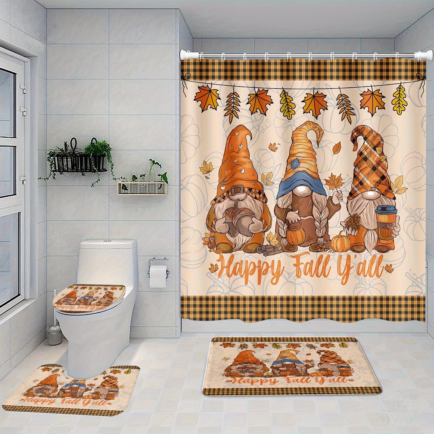 Autumn shower curtain discount