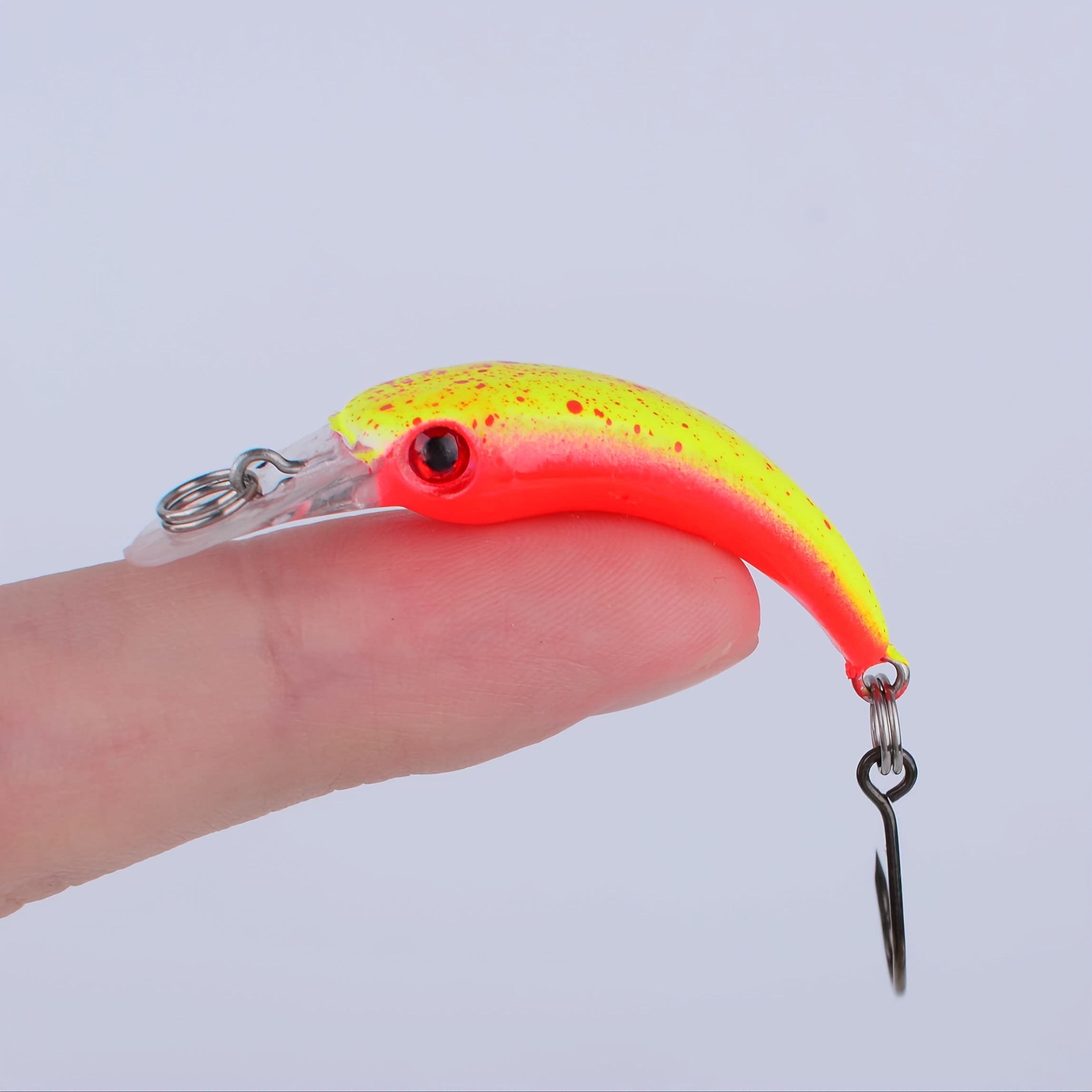 1pc Minnow Fishing Lure Mini Artificial Hard Bait Sharp Hook Crankbait Wobbler Trout Pike Fishing