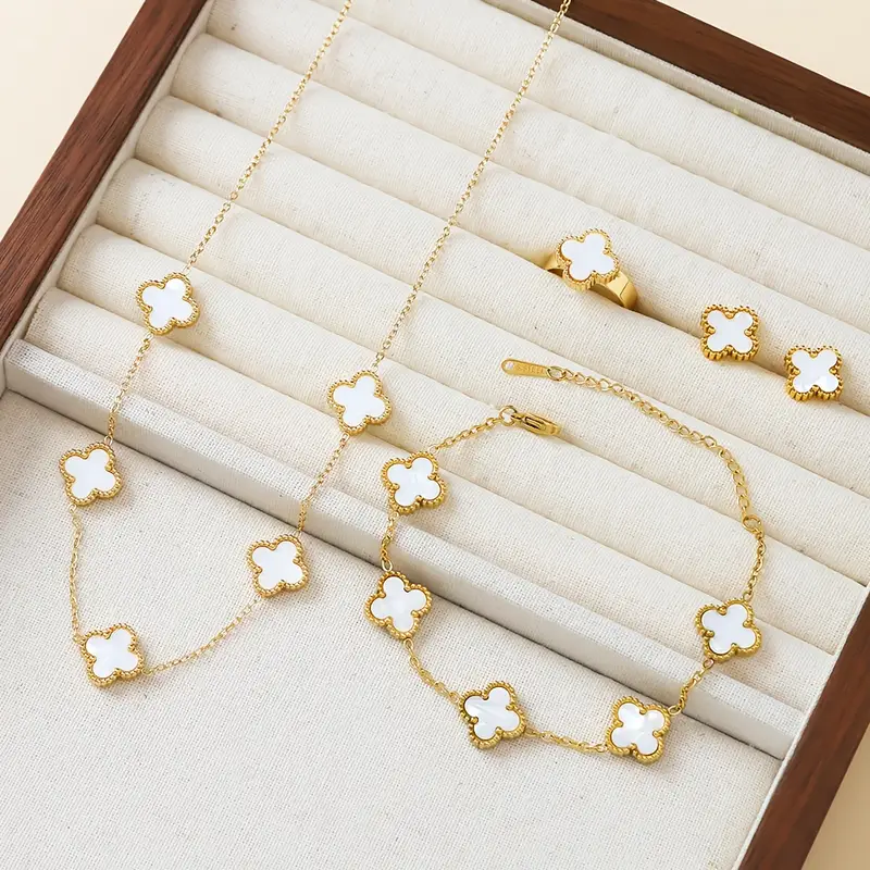 a 4pcs womens jewelry set for and parties daily wear and special occasions Product details 2