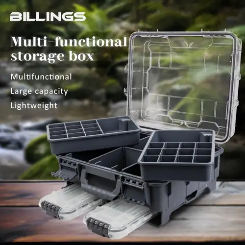 5 layers fishing tackle box w/ top storage 3 removable utility boxes & dividers - sports & outdoors - Temu 5 layers fishing tackle box w/ top storage 3 removable utility boxes & dividers - sports & outdoors - Temu