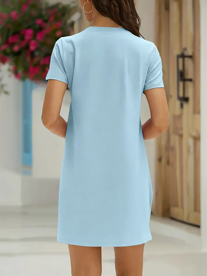 midi t-shirt dress with sleeves COS Women's Belt-Detail in Black | Cotton The classic crew neckline and cap sleeves provide easy coverage Seaside French Terry Midi T-Shirt