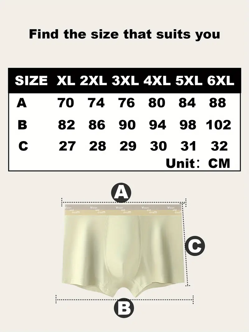 6pcs men s underwear: able and breathable. men s briefs: loose and breathable. four-corner pants: leggings. trendy and individual. sporty and casual waistband, mens underwear briefs, , able undergarments, modern underwear, loose fit, stretch fabric, soft material, multipack underwear, men s boxers, , men s fashion, men s intimates, fit, g-string, rounded , , light beige, shape Product details 0