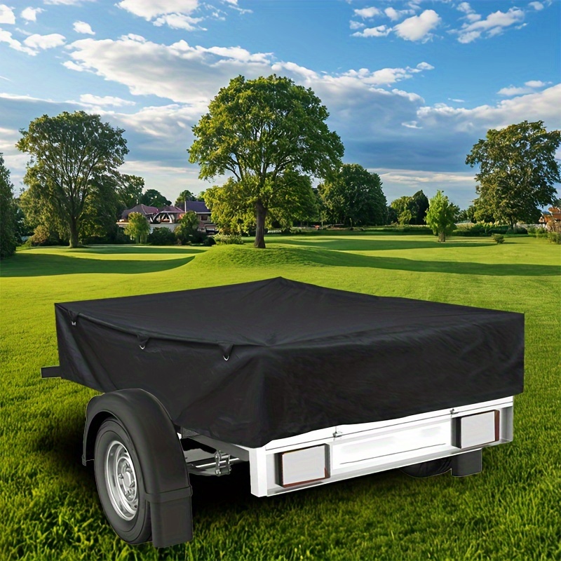 

Universal Fit Folding Trailer Car Cover, Oxford Cloth Camper Protection, Polyester Outdoor Vehicle Cover For And Van