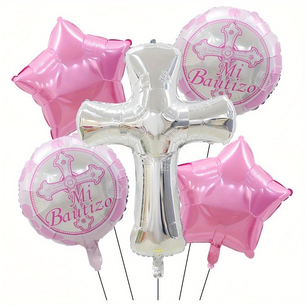 Ballons En Latex Pour Ma Première Communion Avec Détails De 23 Cm - 6 Unités Par 1,45