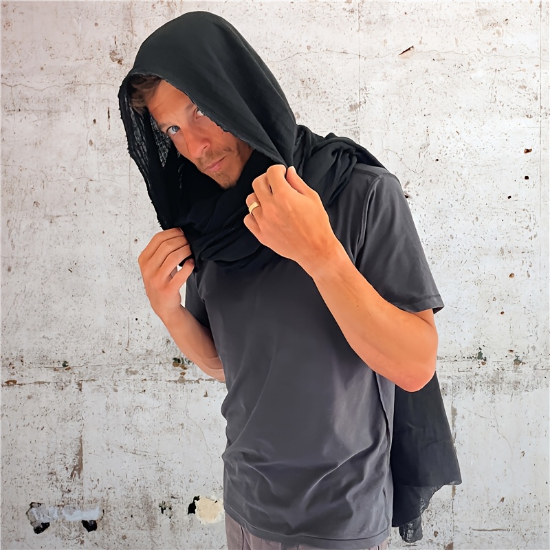 black hooded cloak sold on Temu United States