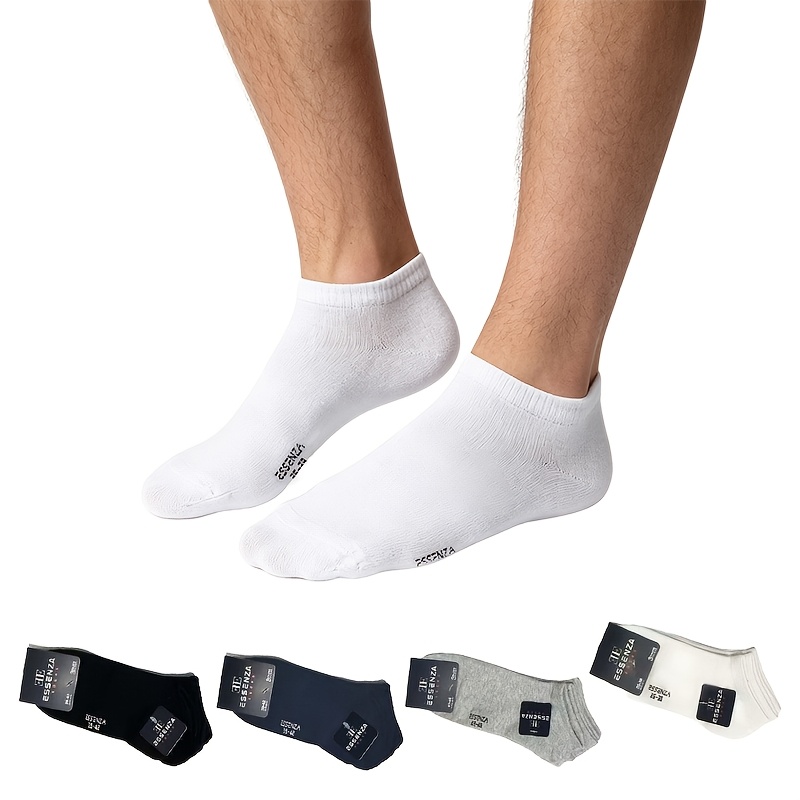 3 Pairs Of Unisex Invisible Socks That Leave No Marks; Soft, Stretchy, And Breathable; Summer Socks; Classic Solid Colors That Sweat; Es3807