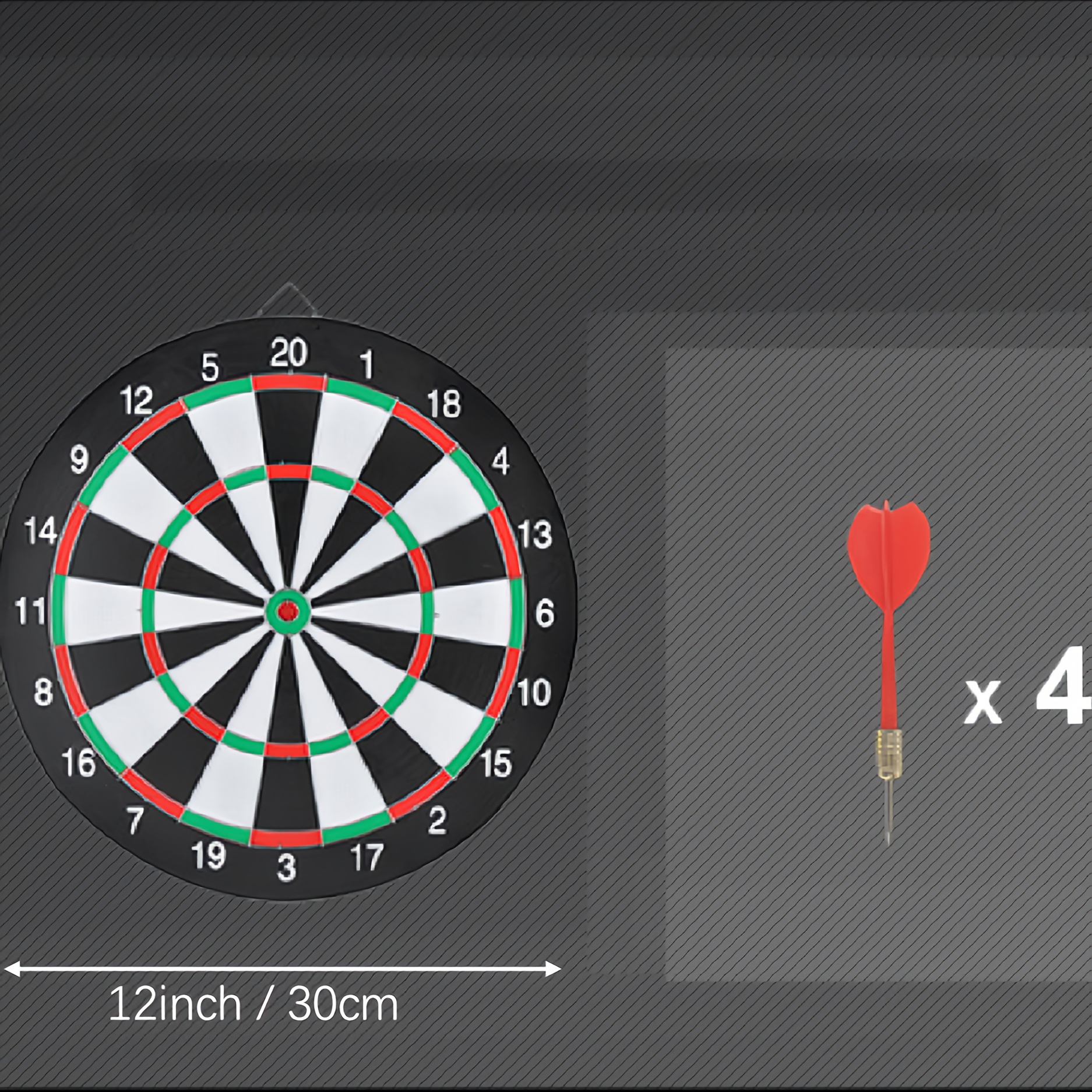 Professional Dart Set with Dartboard and Darts | Ideal for Adult Entertainment Rooms, Bars, Amusement Parks, and Home Leisure Activities, Relieves Eye Strain, Mixed Color Polyester and EVA Material