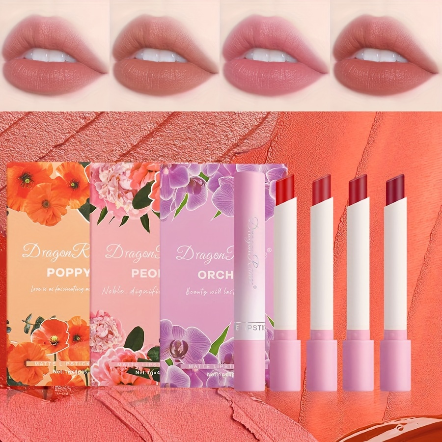 långvarigt läppglansset med 4 nyanser - Temu Sweden