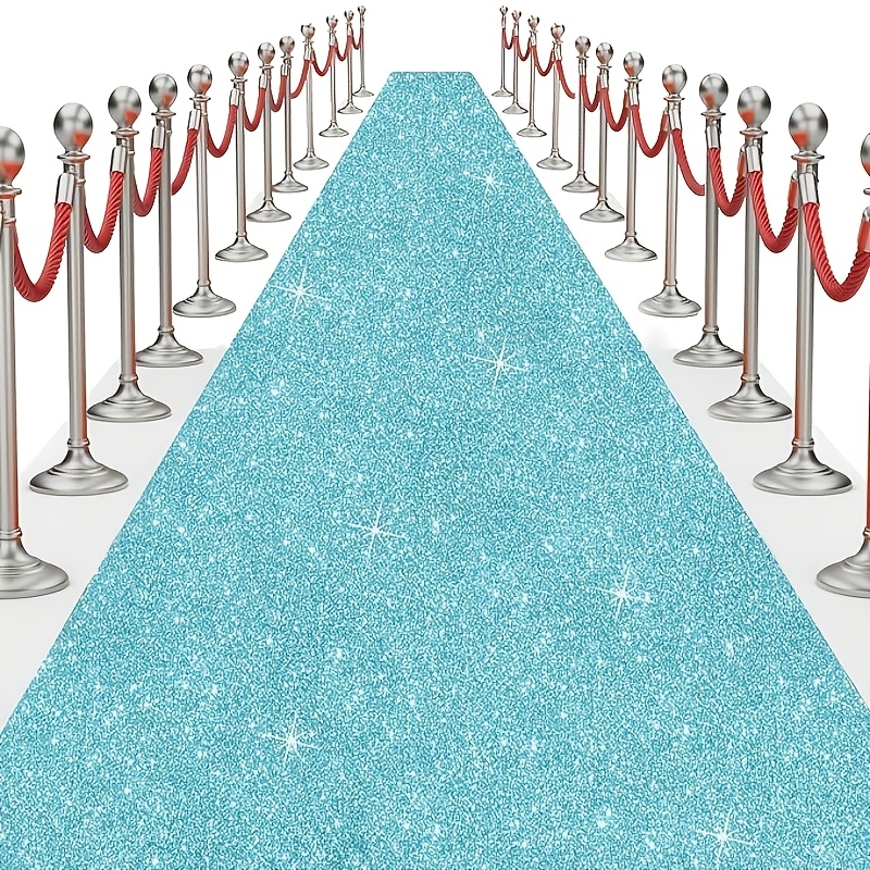 TEMU 1 Roll Of Party Sequin Carpet, Sequined Non-woven Fabric Material, Suitable For Activities, Wedding Ceremonies, Movie-themed Party Decorations,