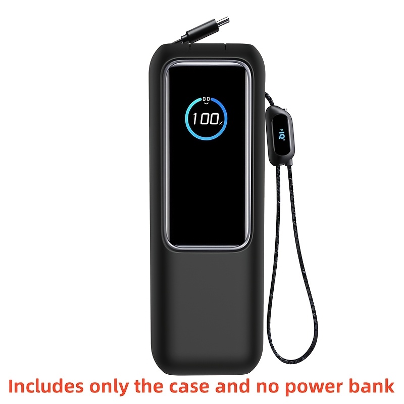 E-shop Schutzhülle Nur - Kompatibel mit Anker 25000mAh Tragbarer Laptop Power Bank Reisehülle, Vollkörper Stoßfest Staubdicht Weiche Außenhülle,