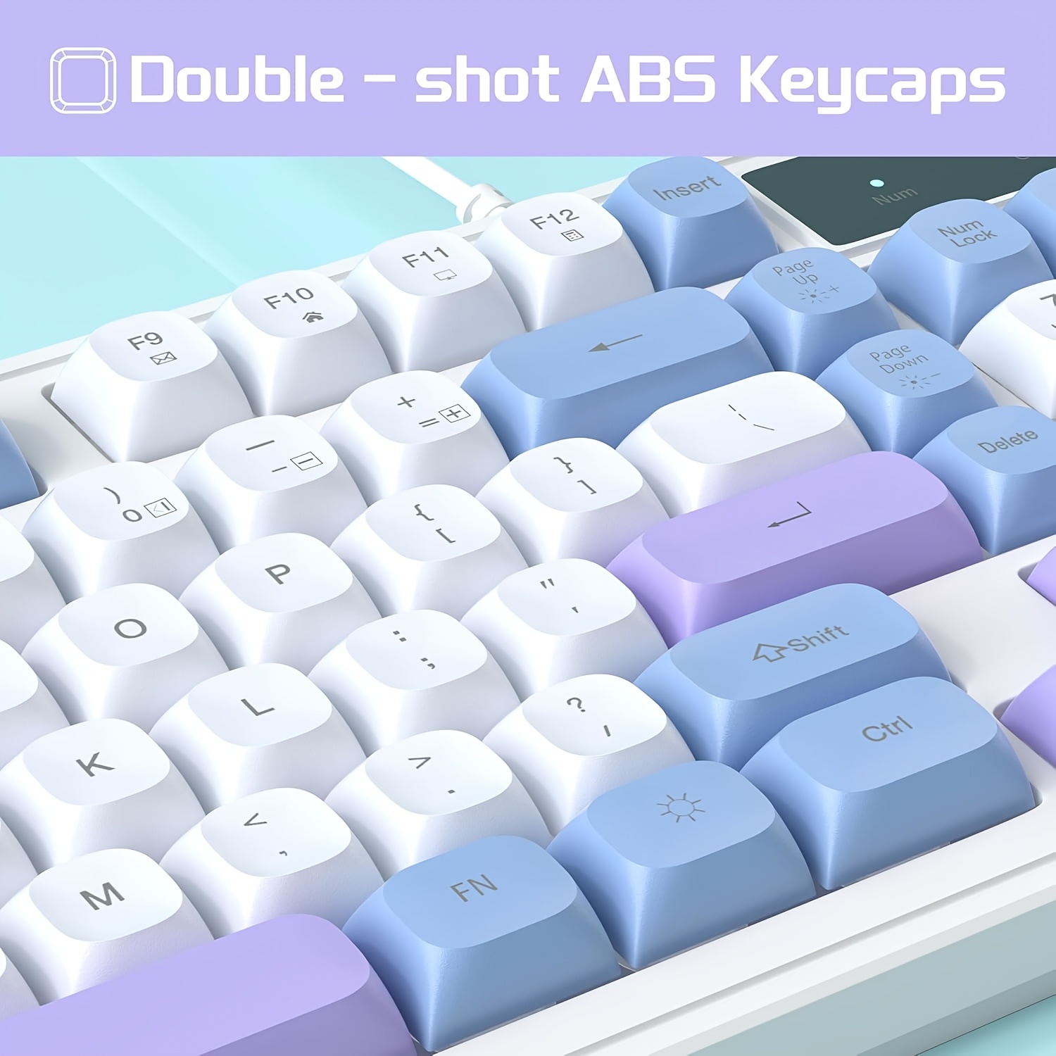 gk980】有線バックライトキーボード＆ゲーミングマウスセット。rgb 
