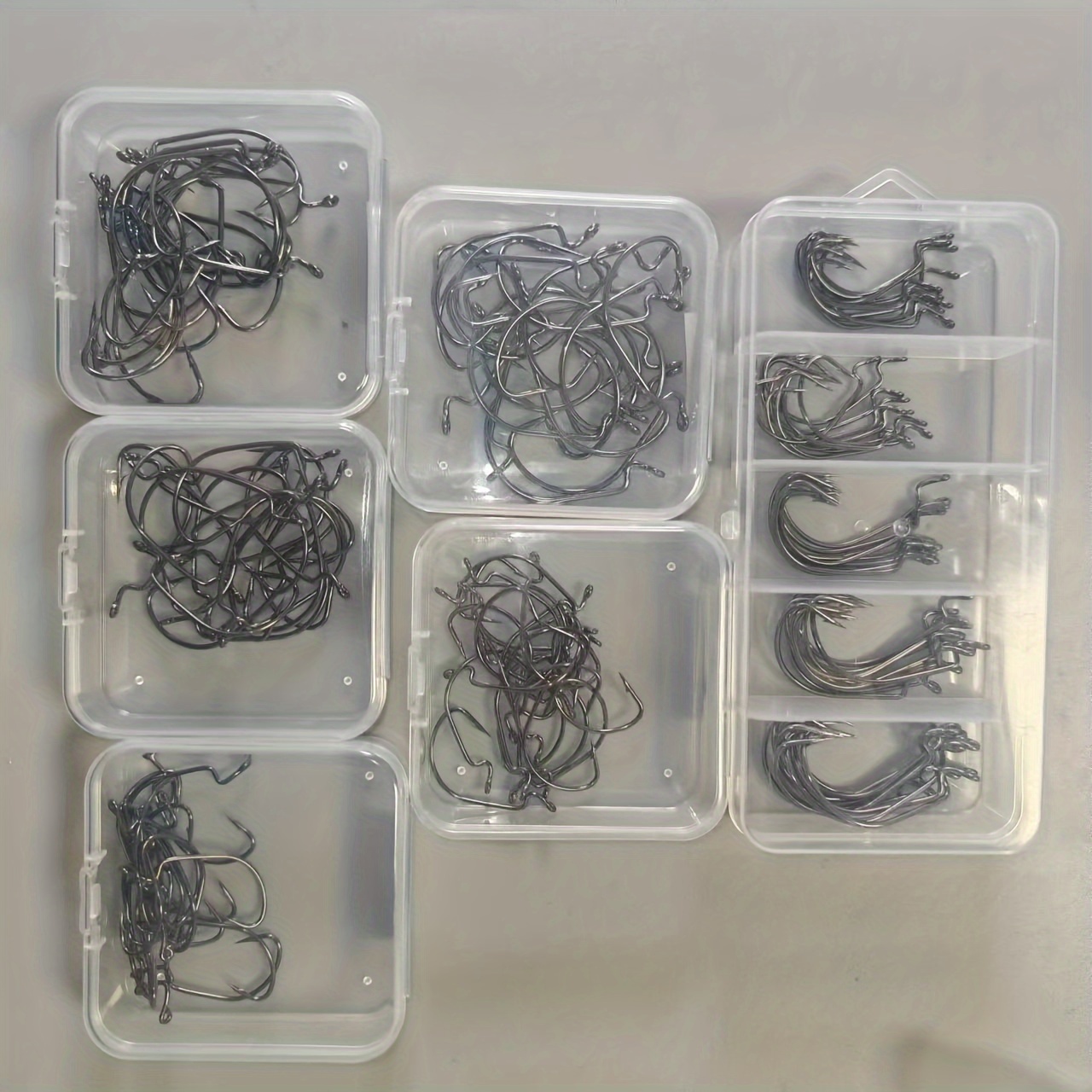 2pcs/pack Mini Plastic Tackle Box, Fishing Hook Storage Box, Fishing  Accessories Organizer