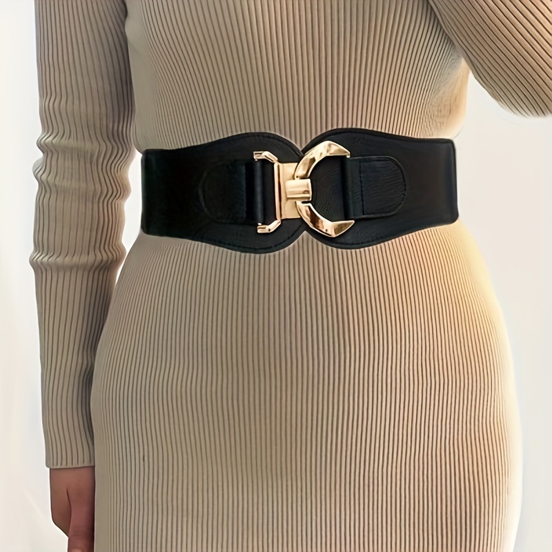 

1pc Women's Waist Belt With Suit Skirt, Fashionable And Versatile Sweater Decoration, Wide Waist Seal, Coat, Belt, Accessories Suitable For