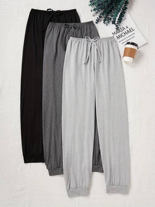 a new minimalist three color set of casual womens pants with a drawstring waist autumn loose fitting pants make a great gift