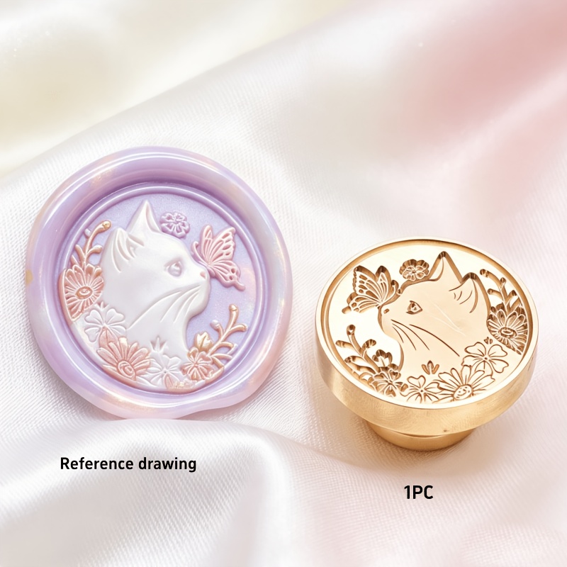 TEMU Brass Wax Seal Stamp Head, Star And Moon, , Whimsical Knot, , Afternoon Tea, Coastal Lighthouse. Suitable For Envelopes, Wedding Invitations,