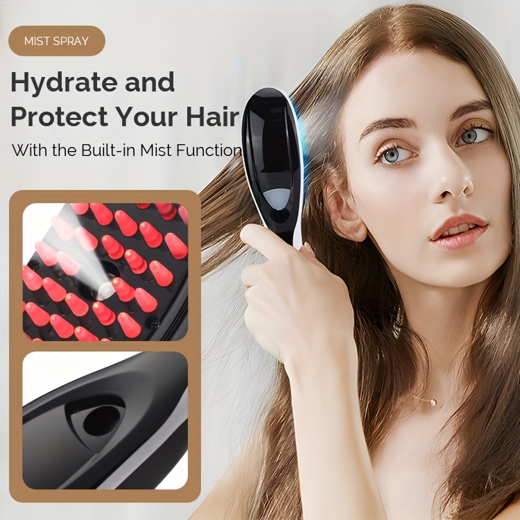 Multi Functional Spray Massage Comb Electric Massage Comb Relaxes Scalp, Accelerates Scalp Circulation And Promotes Scalp Absorption