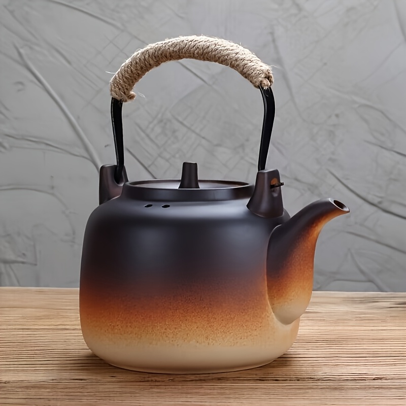 gas kettle boilers outdoor Ceramic Water Boiler & Tea Kettle - Durable Heat-Resistant Camping & RV Tea  Pot for Gas Stoves, Electric Burners, Open Flames