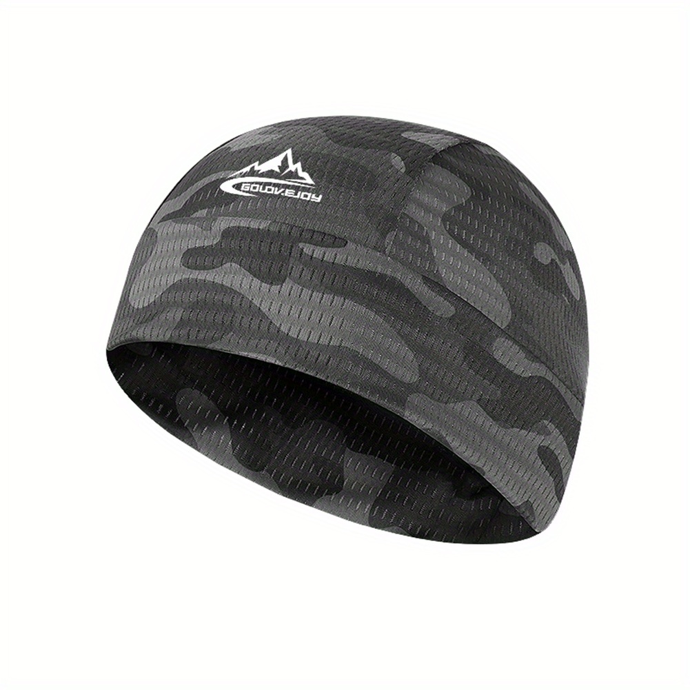 Tough Headwear Skull Cap For Men - Motorcycle Helmet Liner, Sweat Wicking Running Beanie, Winter Warm Cap