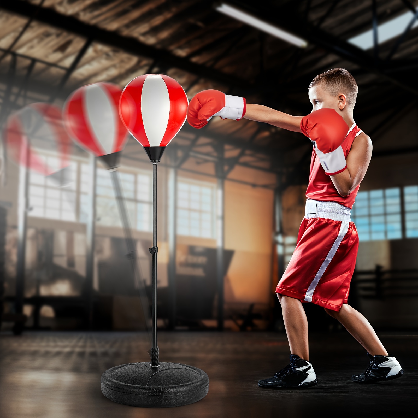 Gym Equipment Makro Punching Bag Adjustable Punching Bag Stand