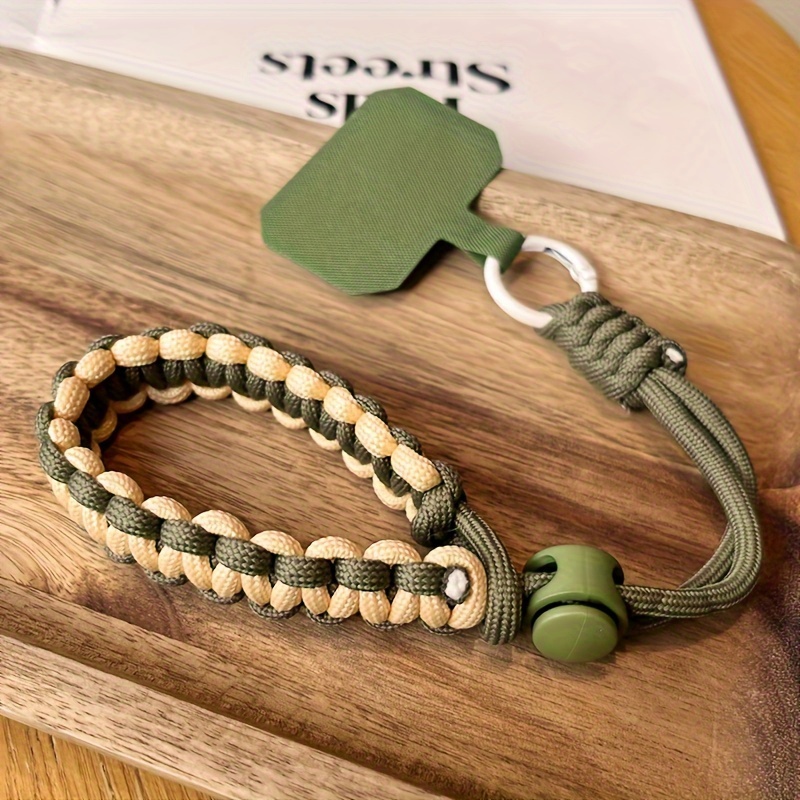Mobile Phone Lanyard Adjustable Wrist Short Pure Handmade Braided Simple Anti-theft Drop Color Matching Strong Clip-on Pet Camera Shell Universal Ccd