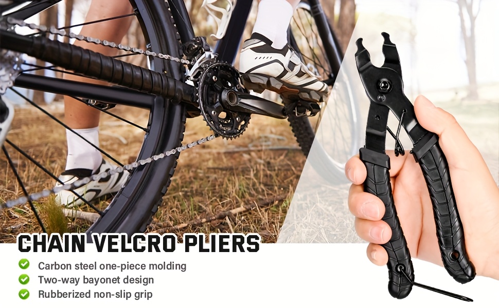 2-in-1 Bicycle Chain Pliers, for Quickly Opening And Closing Missing Chain Links, Suitable for 7 to 12-Speed Bicycle Chains