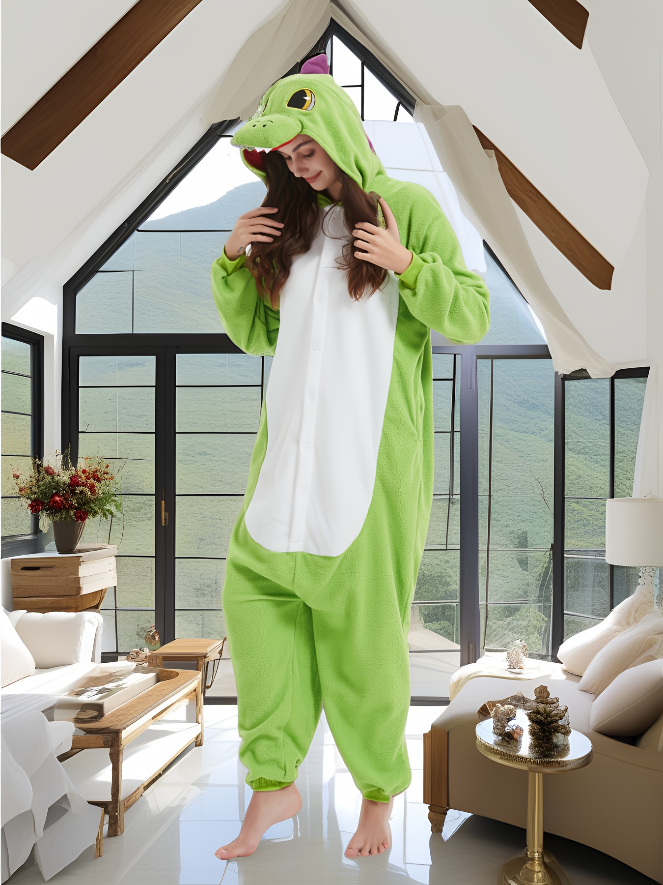 pijama animales dibujos animados pijama capucha Temu Chile