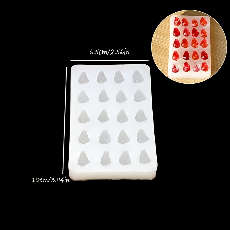 TEMU Stampi in silicone resina, stampi in silicone multi-cellulari a forma di seme di , per resina, gesso, candele profumate, per di semi realistici,